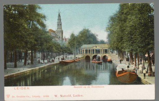 Leiden. View of the Corn Exchange
