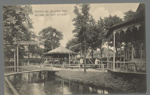 Playground of "De groote Vink". Formerly "De Vink" near Leiden