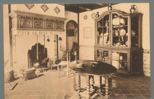 Lakenhal, Leiden. Old Dutch Kitchen