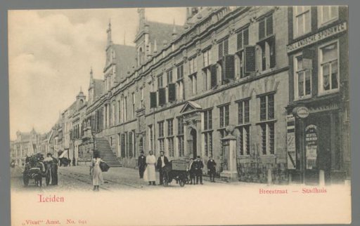 Leiden. Breestraat - Town Hall