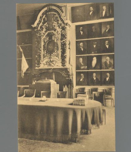 Leiden. Senate Chamber. Rapenburg No. 25