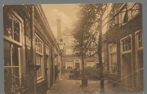 Leiden. Jean Michelshof - Pieterskerkstraat