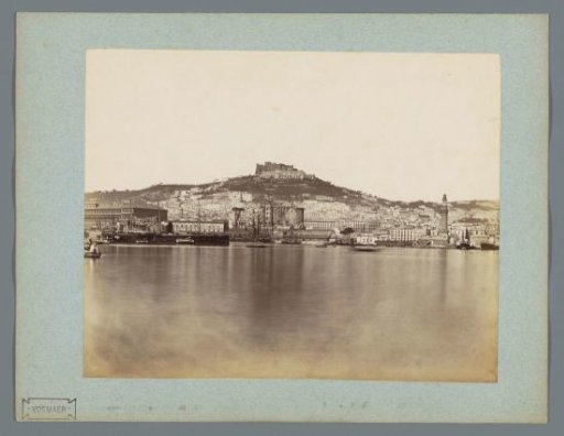 View of Naples and Castel Sant'Elmo, Italy