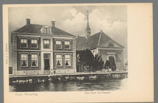 Oudewater. Reformed Church with Parsonage