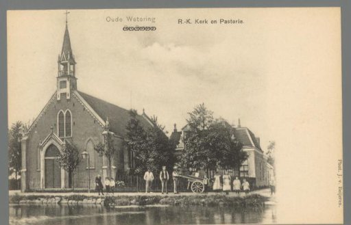 Oudewater. Roman Catholic Church and Parsonage