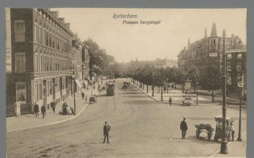 Rotterdam. Pompen burgsingel