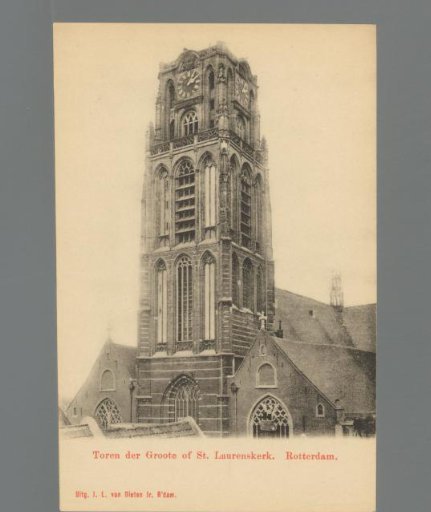 Tower of the Great or St. Laurens Church, Rotterdam