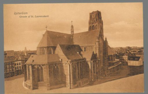Rotterdam. Great or St. Laurens Church