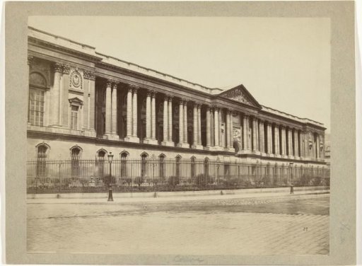 View of the Louvre in Paris