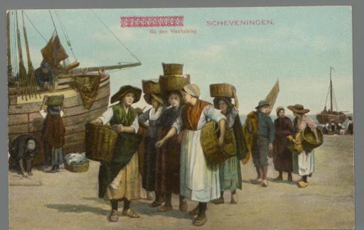Scheveningen. After the herring catch
