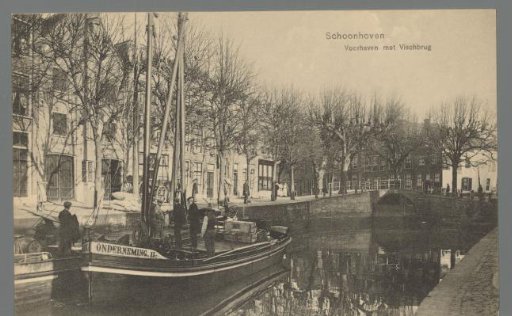 Schoonhoven. Forehaven with Fish Bridge