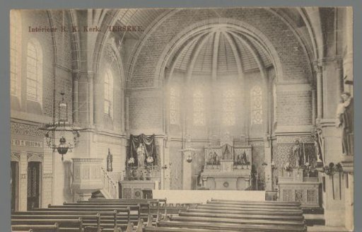 Interior of the Roman Catholic Church. Ierseke