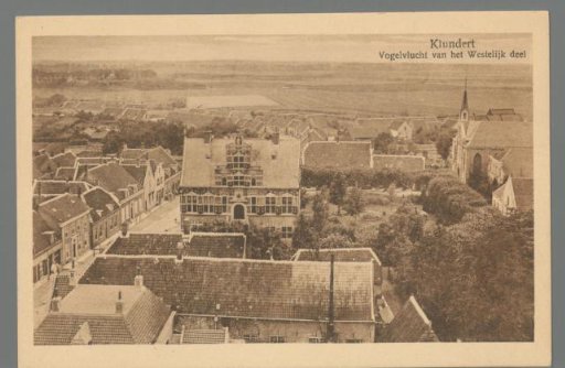 Klundert. Aerial view of the western part