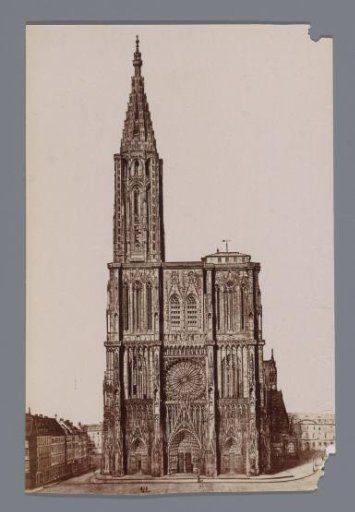Photographic Reproduction of a Design of the Strasbourg Cathedral