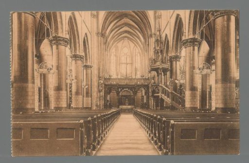 Interior of the Parish Church St. Catherine Cathedral, Utrecht