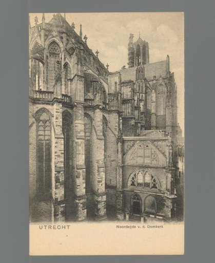 Utrecht. North Side of the Dom Church