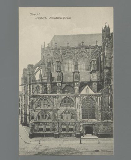 Utrecht. Dom Church. North Side Entrance