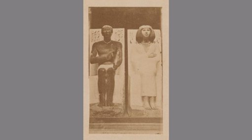 Two Egyptian sculptures