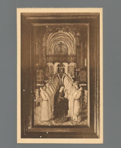 Archbishop's Museum, Utrecht. Appearance of Mary in the choir of the Dominicans. Early 16th century