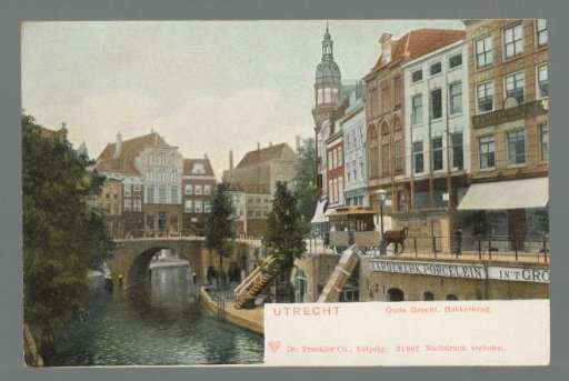 Utrecht. Oude Gracht. Bakkerbrug