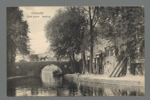 Utrecht. Oude gracht. Jansbrug
