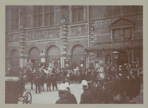 Inauguration of Queen Wilhelmina for the Rijksmuseum