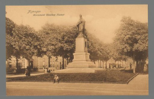 Nijmegen. Monument to Bishop Hamer