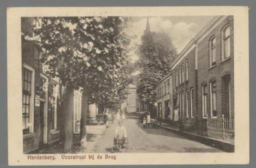 Hardenberg. Voorstraat near the bridge