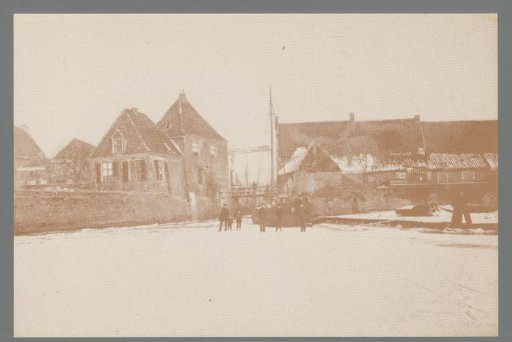 Entrance to the city canal, 19th century (Hasselt)