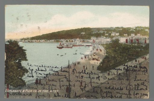 Esplanade & pier from the west