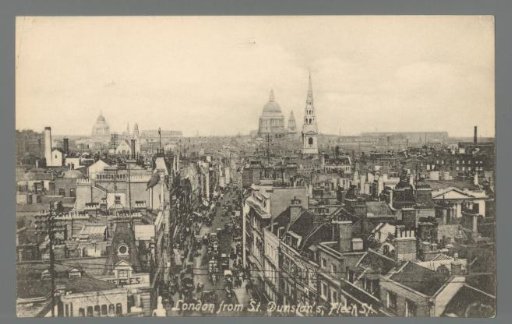 London from St. Dunstan's, Fleet Street