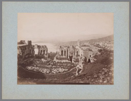 View of the Greek Theatre in Taormina
