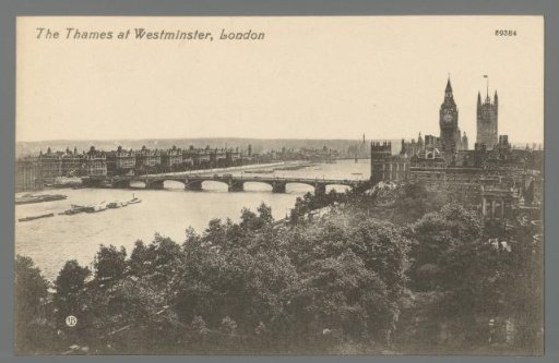 The Thames at Westminster, London