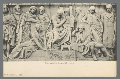 The Albert Memorial, Poets