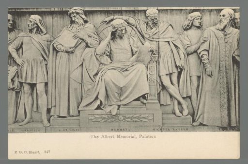 The Albert Memorial, Painters