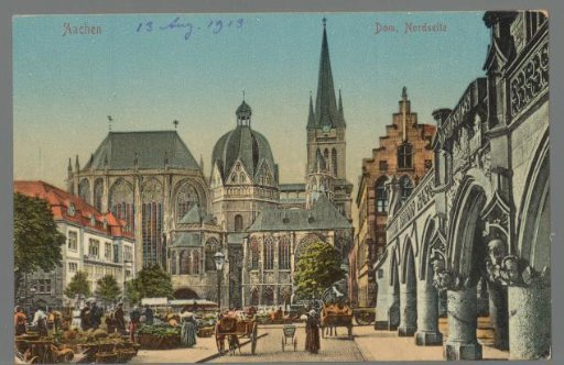 Aachen. Cathedral, North Side