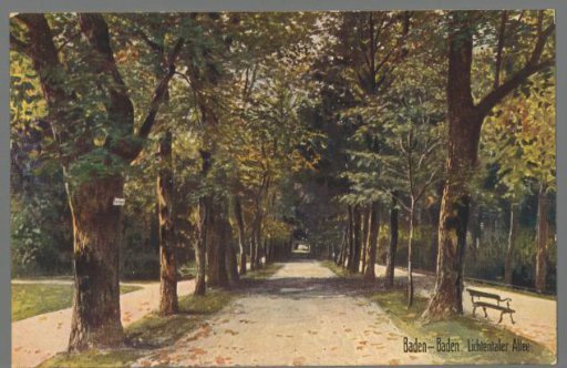 Baden-Baden. Lichtentaler Allee