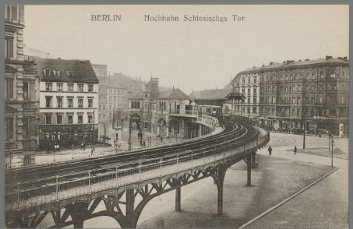 Berlin. Elevated Railway Schlesisches Tor