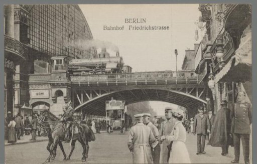 Berlin. Friedrichstrasse Station