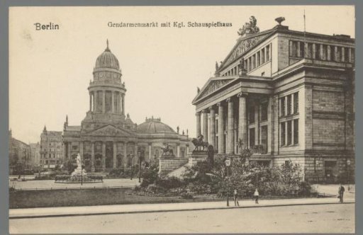 Berlin. Gendarmenmarkt with the Royal Theatre