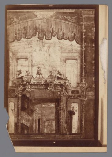 Photographic reproduction of a fresco in the Museo Archeologico Nazionale in Naples
