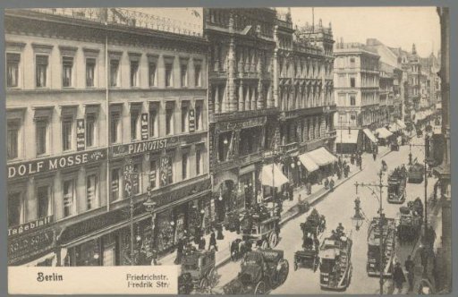 Berlin. Friedrichstrasse / Fredrik Street
