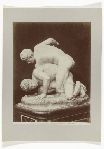 Greek Sculpture of Two Wrestlers