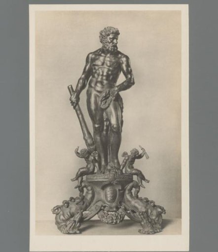 Palace Museum, Berlin. Niccolò Roccatagliata (Venice, 1st Half 17th Century). Hercules, Fireplace Fender. Bronze