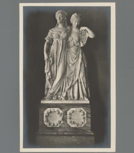 Schlossmuseum Berlin. Gottfried Schadow (1764-1850). Crown Princess Louise and Her Sister Friederike. 1795