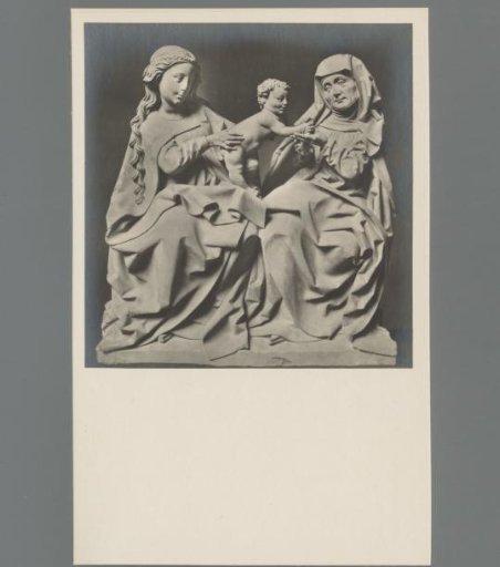 Kaiser-Friedrich-Museum Berlin. Nikolaus Gerhart of Leiden. Anna Selbdritt
