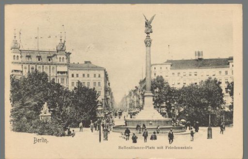 Berlin. Bellealliance-Platz with the Victory Column