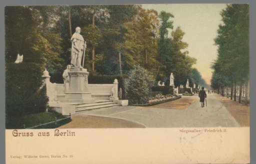 Greetings from Berlin. Siegesallee: Frederick II