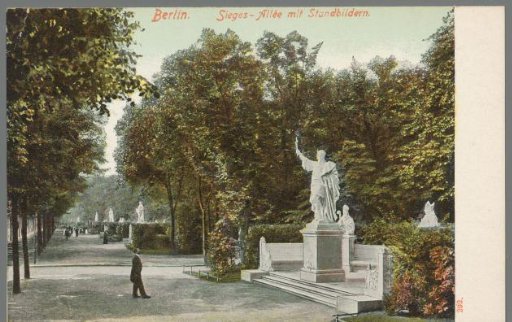 Berlin. Victory Avenue with Statues