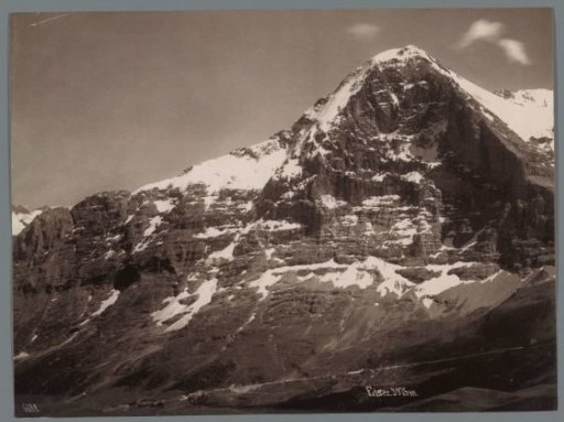 View of the Eiger in the Bernese Alps